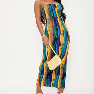 Colorful tube dress!